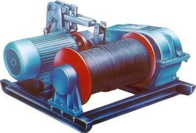 Electric Winch Conveying Hoisting Machine With Lift Weight 1.5 Tons