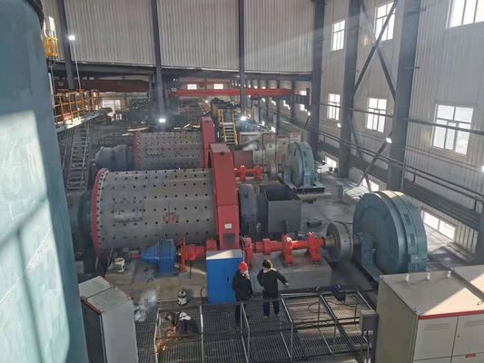 Large Capacity Cylinder 500tph Ore Grinding Mill For Wet And Dry Ores