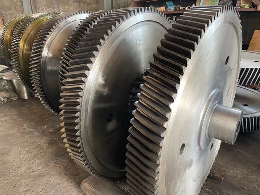 Customized Alloy Steel Forging Pinion Gear Match With Ring Gear