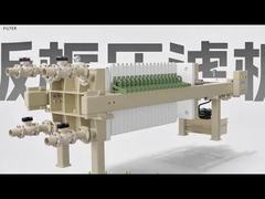 Automatic Hydraulic Plate And Frame Filter Press For Chemical Dehydration