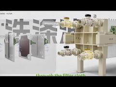 Cleaning demonstration of plate and frame filter press