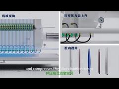 Belt filter press industrial grade sludge dewatering equipment operates continuously for 24 hours