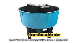 Concrete Flat-Match Mixer混凝土平口搅拌机视频