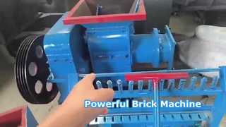Clay Brick Machine Diesel Engine Brick Maker