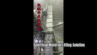 Industrial Bucket Elevator Vertical Material Lifting