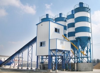 HZS35 Concrete Mixing Plant 40T/H Of Cement Plant Equipments