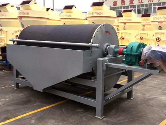 RoHS 7.5 kw Ore Dressing Equipment Magnetic Drum Separator Used In Mining