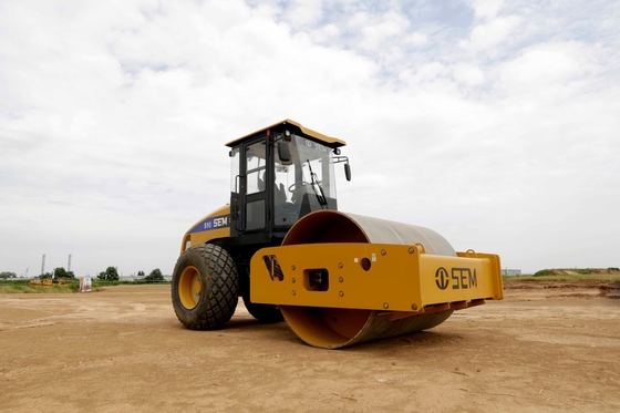 ISO 2200r/Min Earth Compactor Roller Machine Heavy Duty Construction Machinery