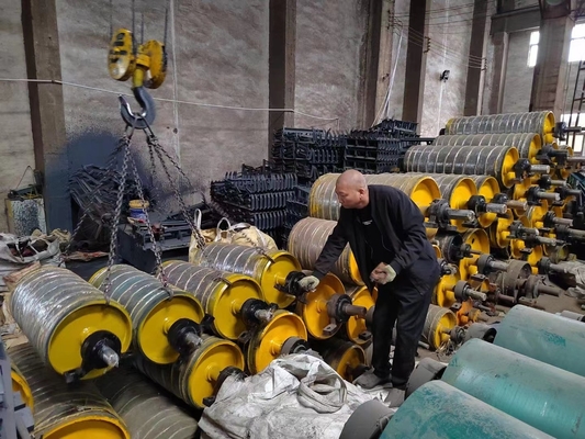 Mining Equipment Conveyor Belt Rollers Galvanized Driven Heavy Duty Fixed Drive Ss 201