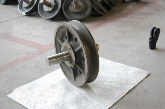 Castings Forgings Sheave Wheel Pulley Crane Wheel 42crmo Alloy Steel Cast Iron