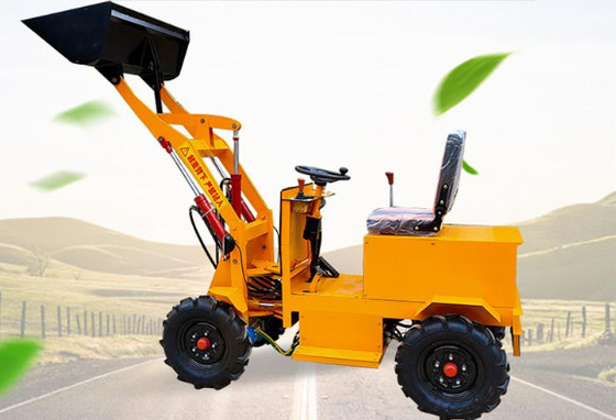 4 Wheel Drive Electric Compact Loader For Docks