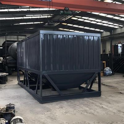 Cement Plant Equipments Horizontal Cement Tank, Horizontal Cement Silo For Concrete Mixing Station