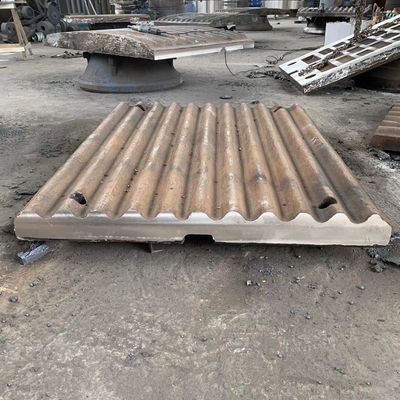 Manganese Crusher Jaw Plate Mn13Cr2 OF Mining Machine Spare Parts