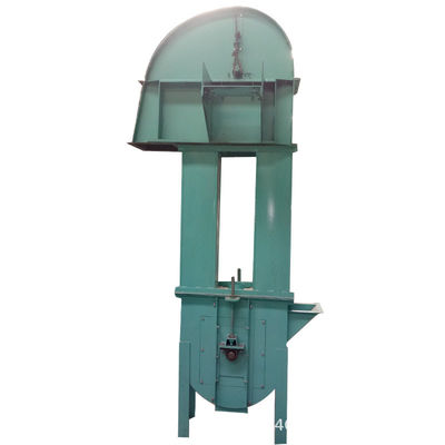 Carbon Steel Chain Type Bucket Elevator 800m3/h Conveying Hoisting Machine