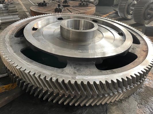 Precision Machining Steel Drive Gear And Spur Helical Pinion Gear Dia 16000mm