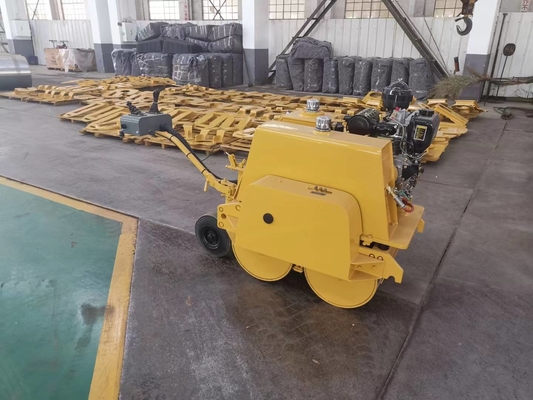 0.8 Ton Heavy Duty Construction Machinery Mini Hand Road Roller Compactor