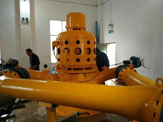 200KW Oblique Strike Vertical Hydroturbine Generator Set Double Spray Gun