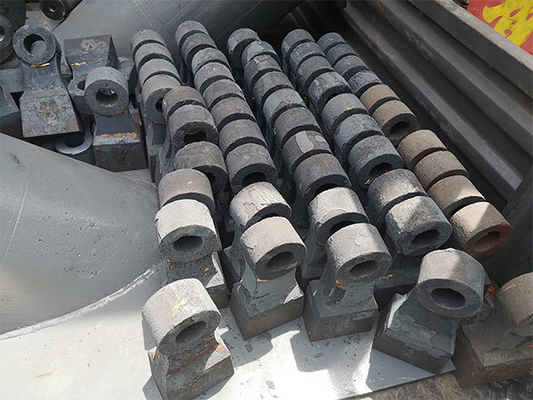 High Manganese Steel Lining Plate Hammer Head Screen Bar Castings And Forgings