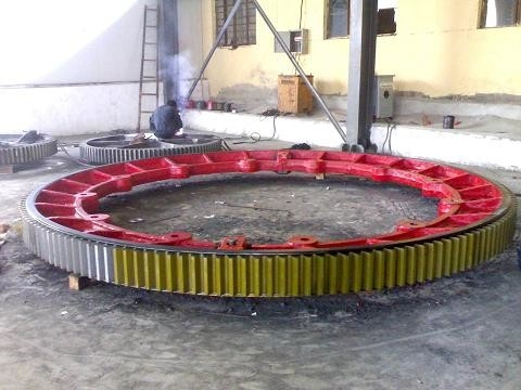 Rotary Kiln And Mill Girth Gear , Big Ring Ball Mill For Mining