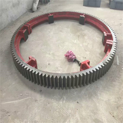 Alloy Cast Steel Customize Ball Mill Girth Gear / Pinion Gear For Mining Equipment