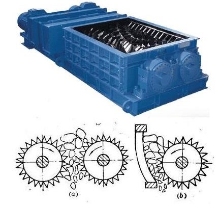 High Capacity Sizing Stone Crusher Machine Double Teeth Roller