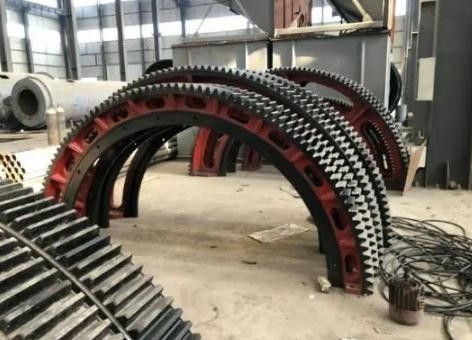 GS42CrMo4 Alloy Cast Steel Mill Girth Gear Ring Gear For Mining Mill