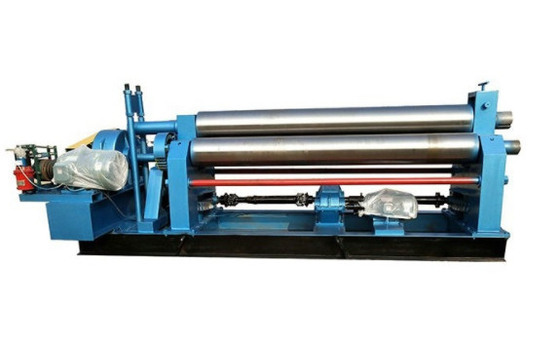 ISO Three Roll Hydraulic Plate Roller Machine Used In Chemical Boiler Industries