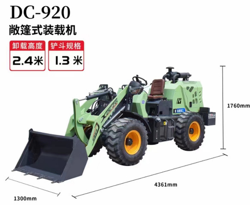 Multi Purpose Mini Compact Wheel Loader Dc-920 Convertible Type