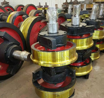 Heavy Industry Single Casting Forge Crane Wheel