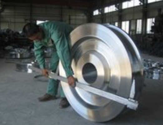 Heavy Industry Single Casting Forge Crane Wheel