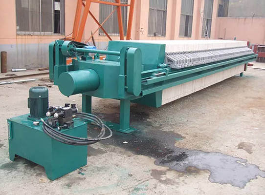 Compact Structure Fully Automatic Unloading Once Open Filter Press