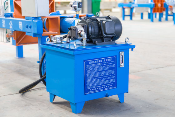 Box Type Hydraulic Filter Press For Industrial Wastewater Treatment And Sludge Dewatering