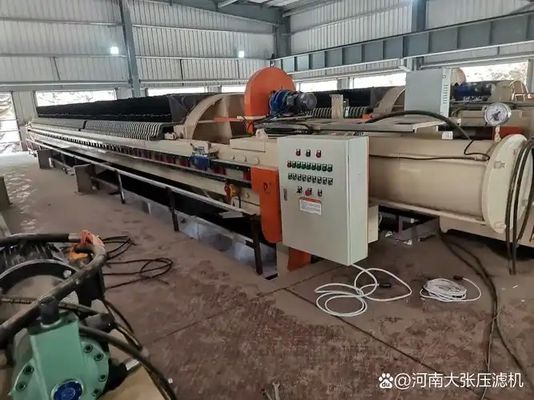 Industrial grade circular filter press diaphragm sludge dewatering machine