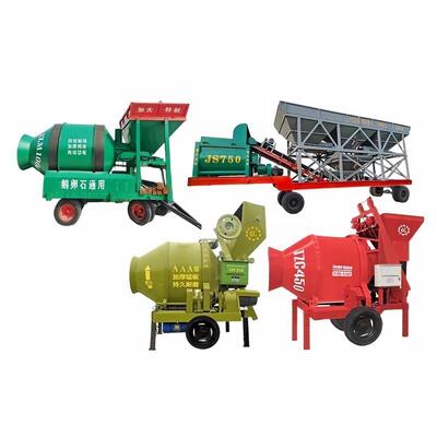 Cement Plant Equipments Construction Machinery Fixed Bucket Drum Mixer Cement Concrete Mixer Machine For Mine Supporting Project