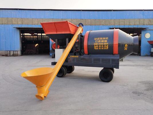 Cement Plant Equipments Fixed Bucket Drum Mixer Concrete Mixing Machine For Precast Factory And Hydraulic Engineering