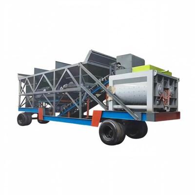 JS Mobile Forced Mixing Plant Fast Transfer Construction Concrete Mixer Cement Plant Equipments