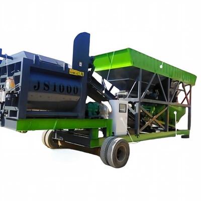 JS Mobile Forced Mixing Plant Fast Transfer Construction Concrete Mixer Cement Plant Equipments