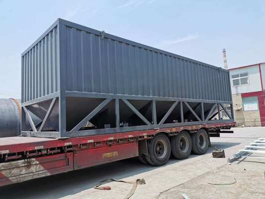 Cement Plant Equipments Mining Machinery Horizontal Cement Tank, Container Type Horizontal Cement Silo