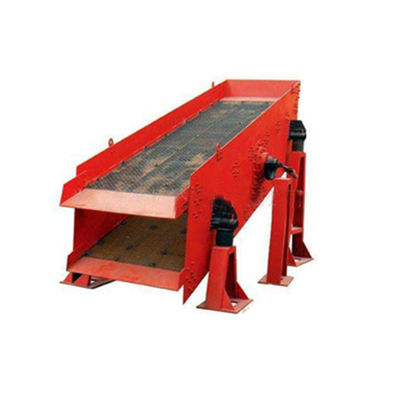 Linear Vibrating Screen Dual Motor Ore Dressing Equipment