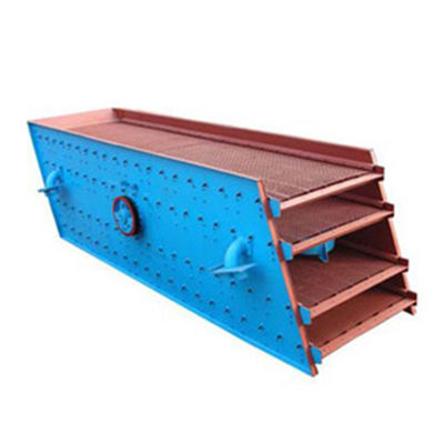 Linear Vibrating Screen Dual Motor Ore Dressing Equipment