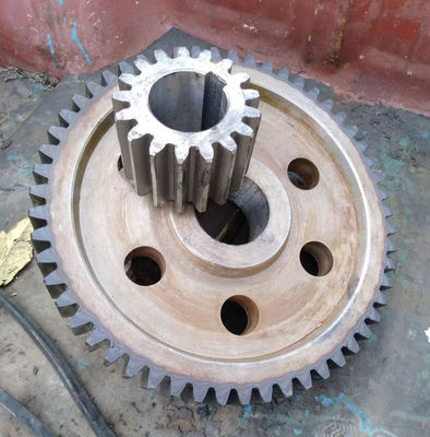 Carburizing Steel Forging Spur 18CrNiMo7-6 Ball Mill Pinion Gear