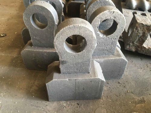 Anti Wear Bimetallic 65HRC coal Crusher Hammer For Cement Factory