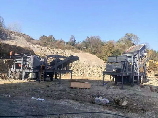 Various Models Impact Jaw 90TPH-650TPH Mobile Crusher Plant