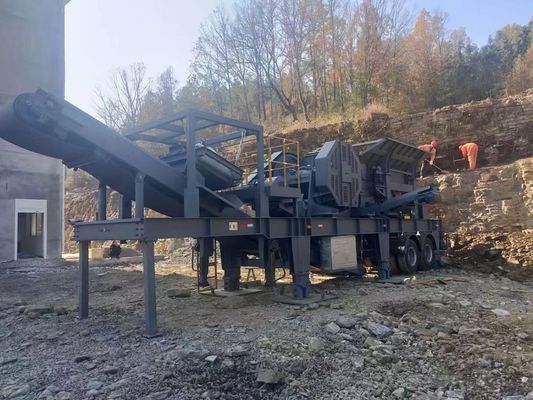 Various Models Impact Jaw 90TPH-650TPH Mobile Crusher Plant