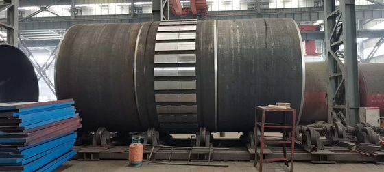 5.0×74 6000TPD Cement Rotary Kiln For Dry Process Production Lines