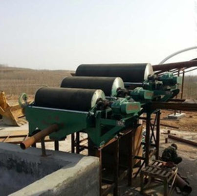 20t/h 35r/Min Wet Drum Magnetic Separator Machine For Mineral Processing