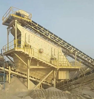 80-600 TPH Stone Crusher Vibrating Screen Gravel Wash Plant River Sand Screening Plant