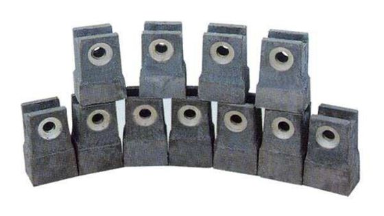 ZG120Mn13Cr2 Castings And Forgings Hammer Crusher Parts High Chrome Hammer Head