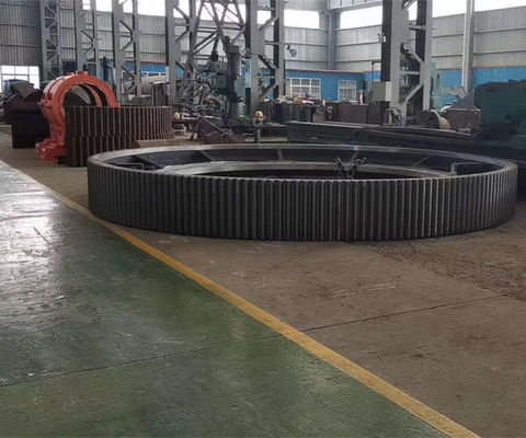 Customized High Precision 120MT Mill Girth Gear Rotary Kiln Girth Gear