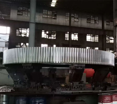 Customized Forging And Casting 16000mm Large Kiln Girth Gear 70 Module